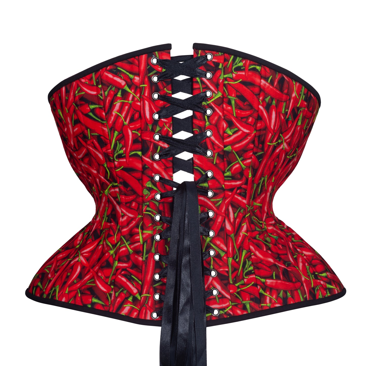 Hot Peppers Cupped Corset, Gemini Silhouette, Regular