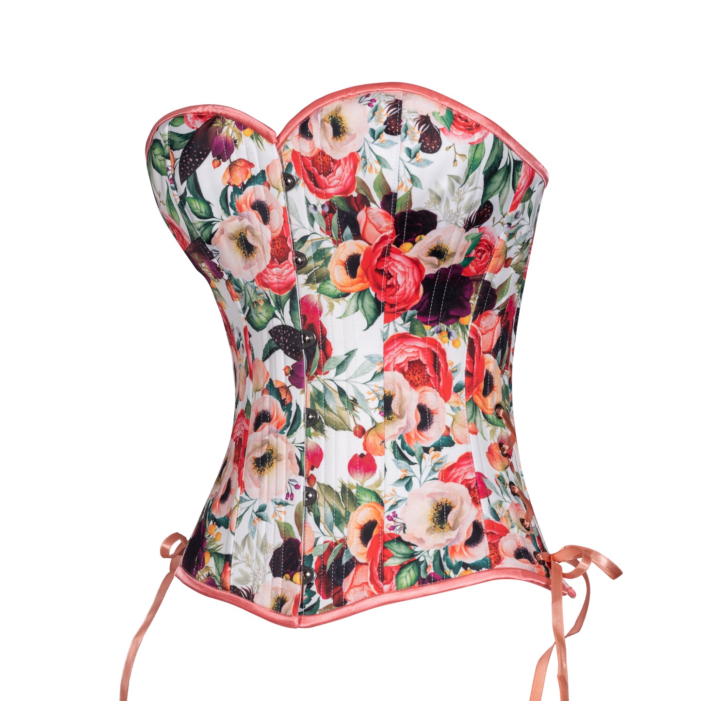 Peonies in Bloom Overbust, Slim Silhouette, Regular