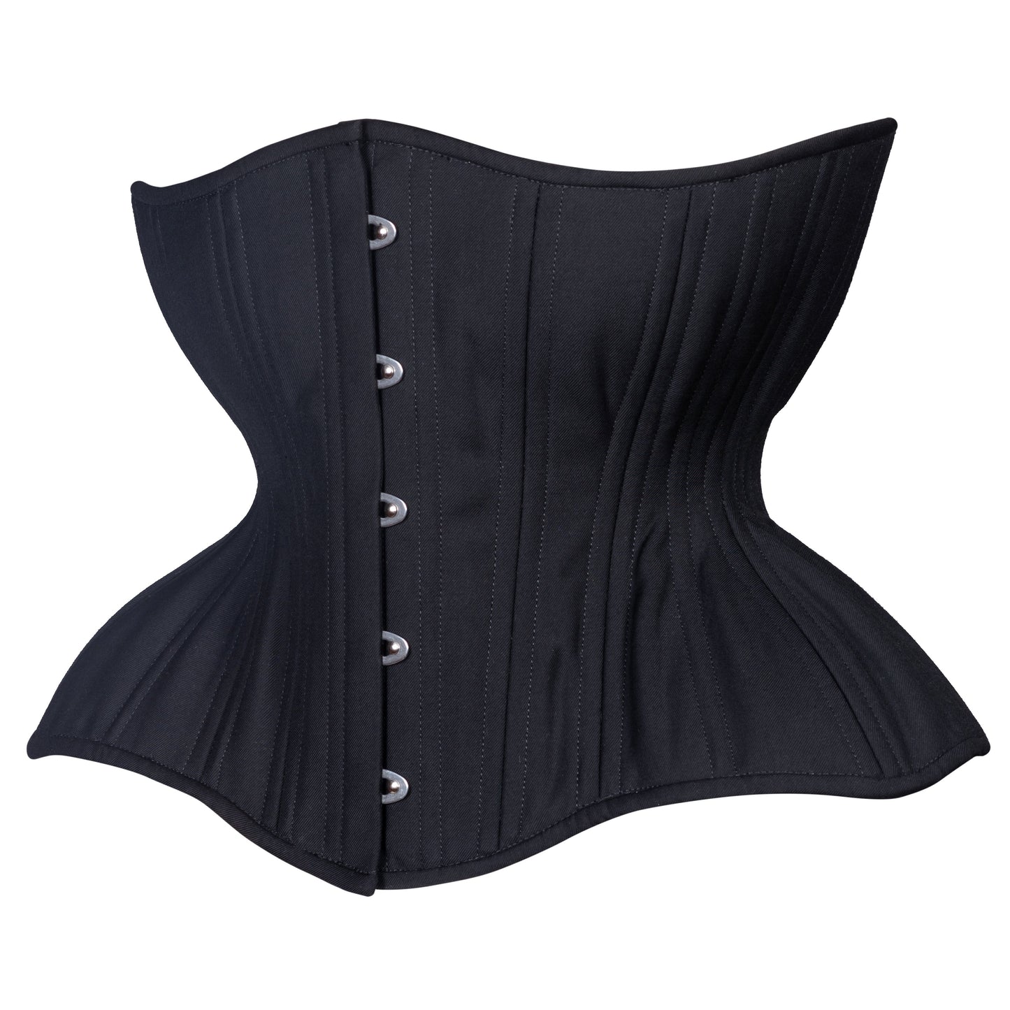 Black Cupped Corset, Gemini Silhouette, Regular