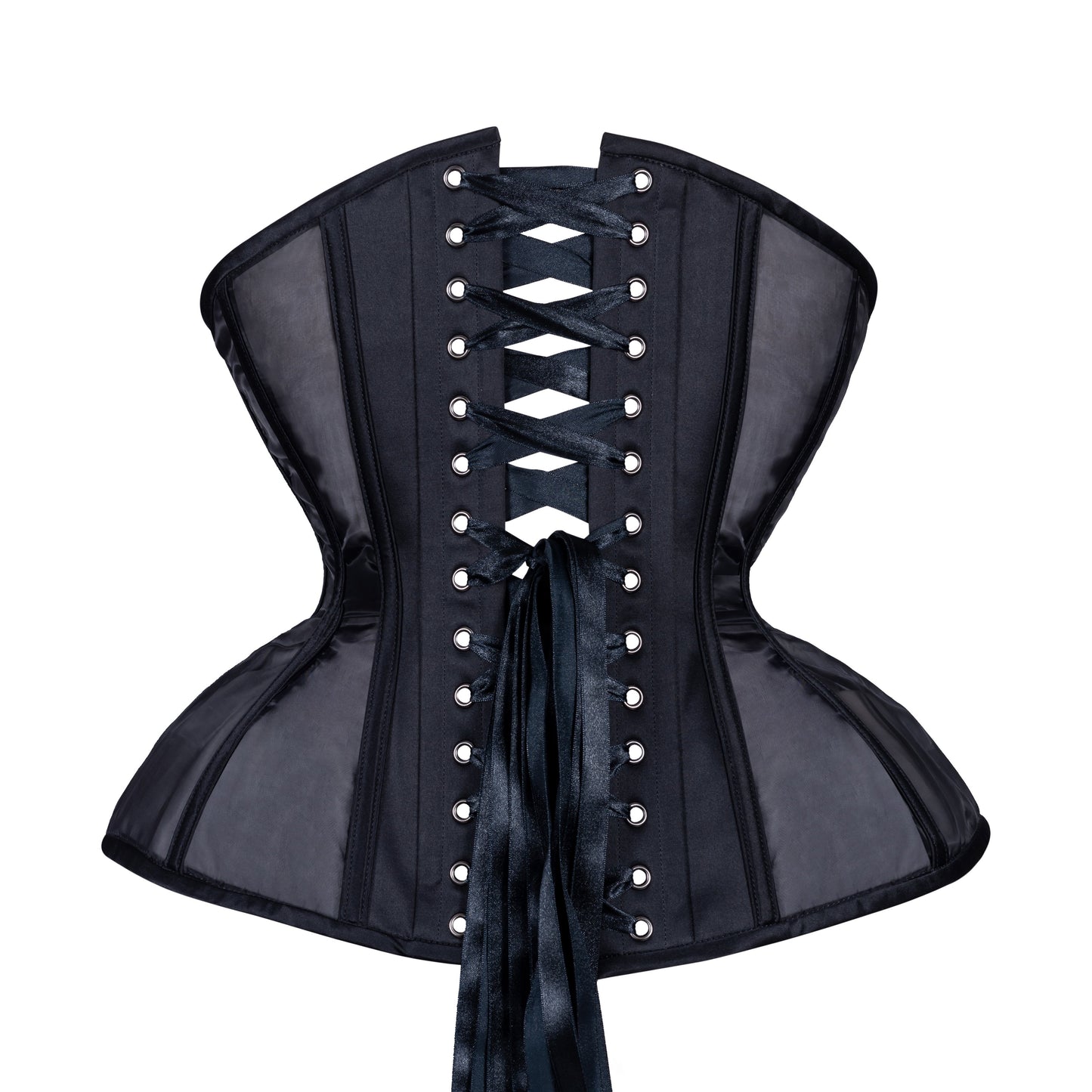 Fine Mesh Straight Corset, Gemini Silhouette, Regular