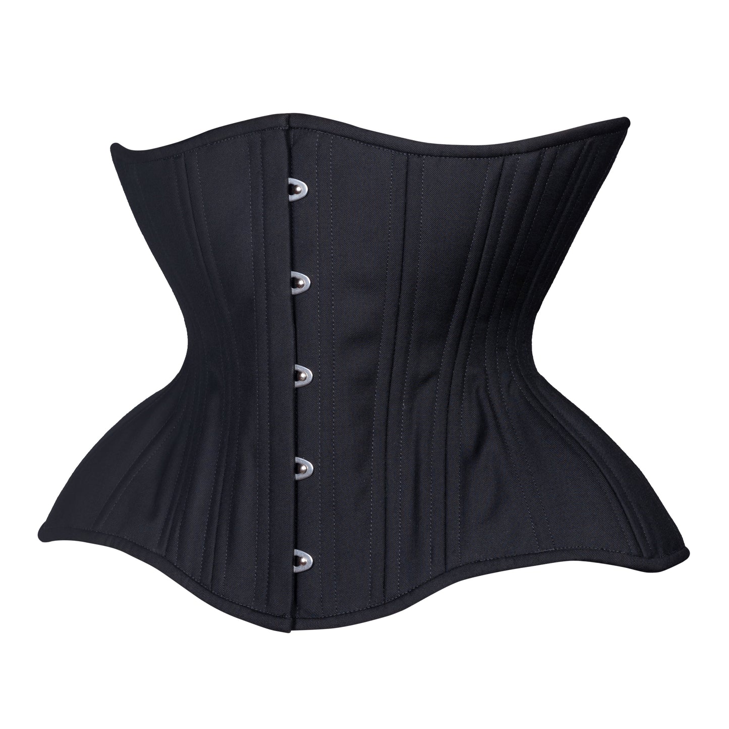 Black Straight Corset, Gemini Silhouette, Regular