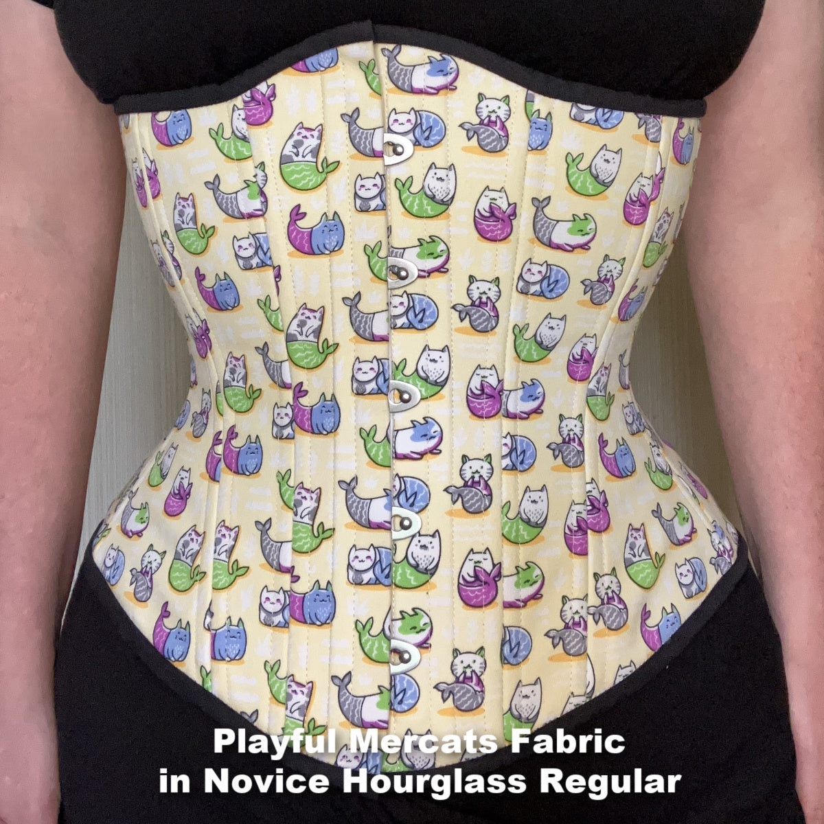 Playful Mercats Novice Corset, Hourglass Silhouette, Regular