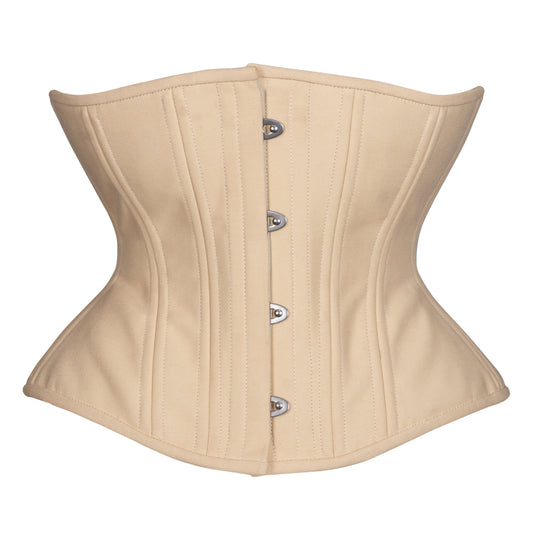 Beige Cotton Libby Corset (Libra Gentle Silhouette, Regular)