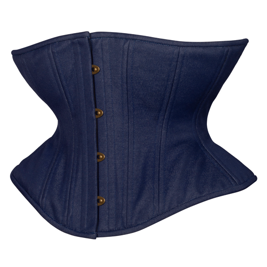 Dark Wash Denim Corset, Libra Silhouette, Regular