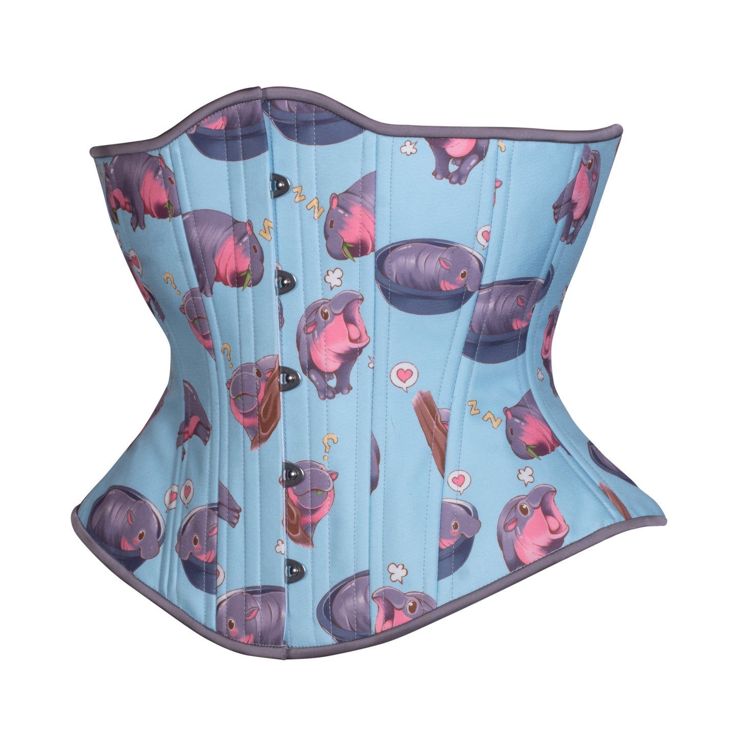 Happy Hippos Novice Corset, Hourglass Silhouette, Regular