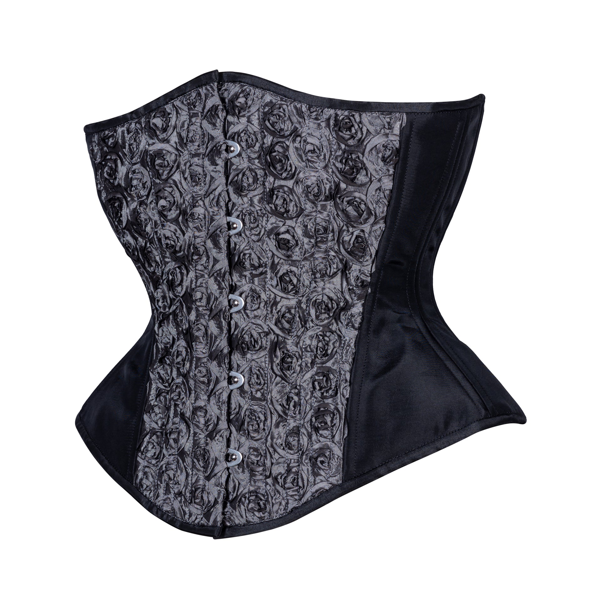 Plum and Gold Brocade Corset, Hourglass Silhouette, Long – Timeless Trends