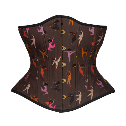 Curvy Dancers Corset, Hourglass Silhouette, Regular
