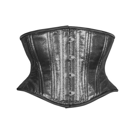 Silver Mist Corset, Hourglass Silhouette, Short