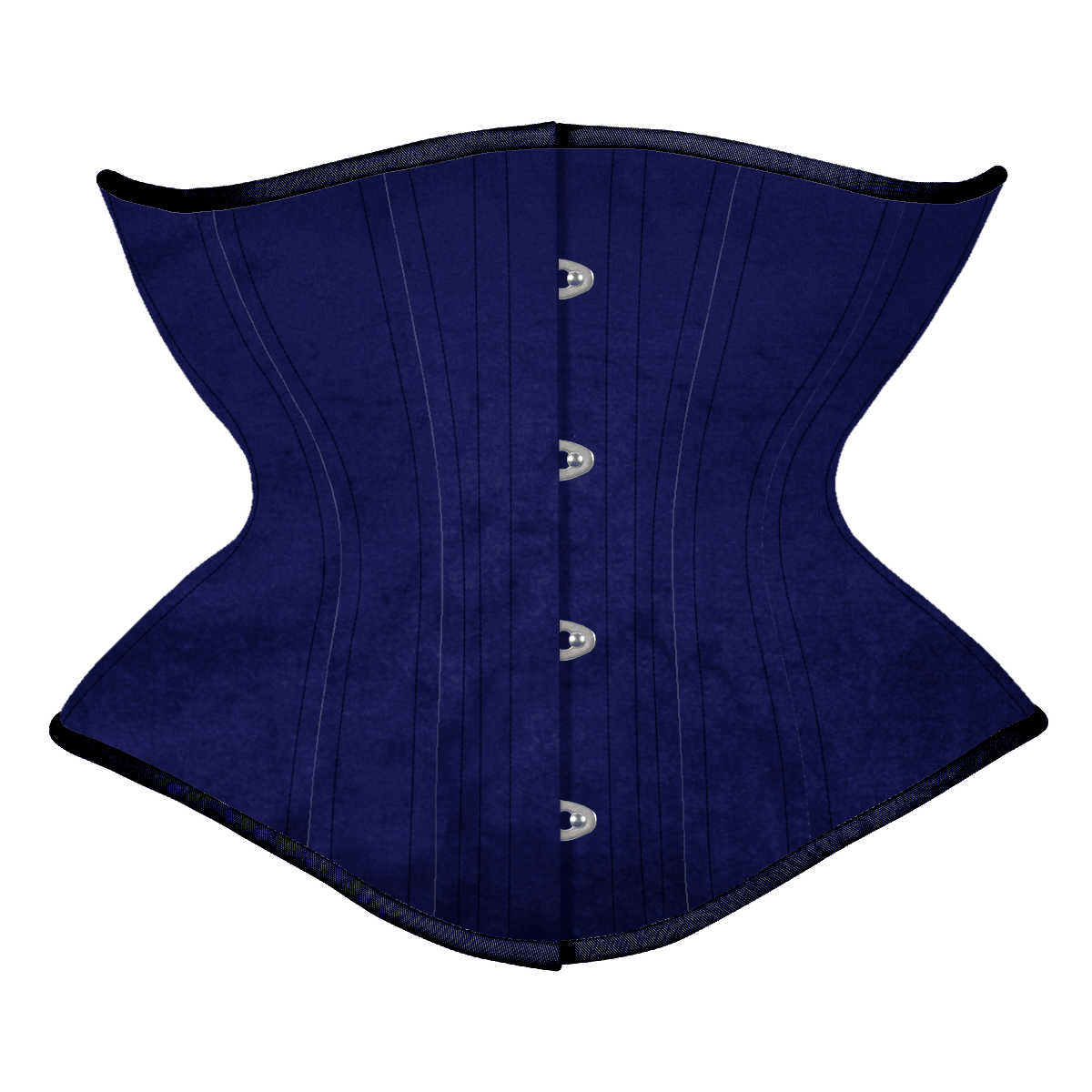 Blue Velvet Corset, Libra Silhouette, Regular