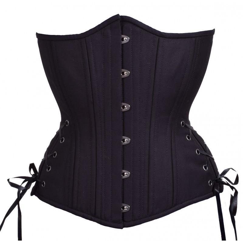 Black Cashmere Long Hourglass