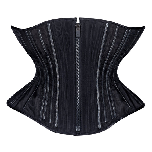 Black Fine Mesh No Line Corset, Libra Silhouette, Regular
