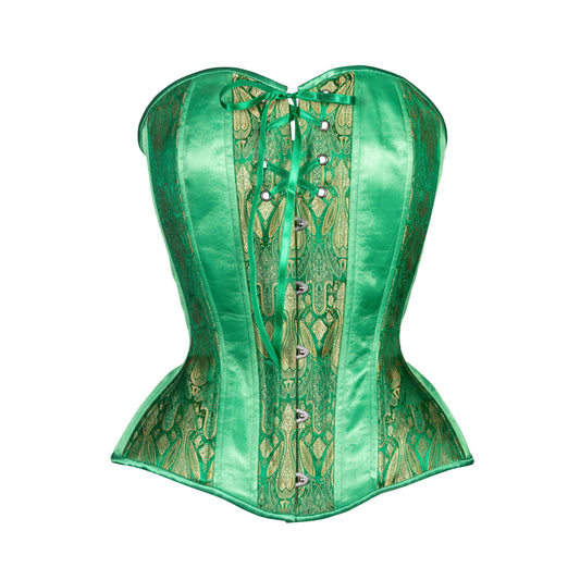 Emerald Overbust Corset, NEW Hourglass Silhouette, Regular