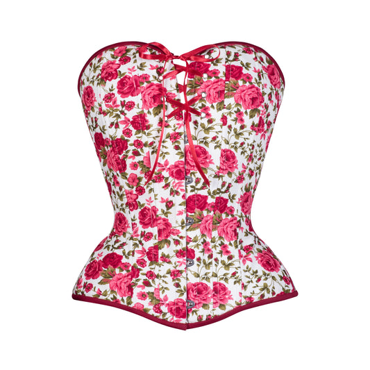 Close to Me Pink Again, Overbust Corset, Hourglass Silhouette, Regular