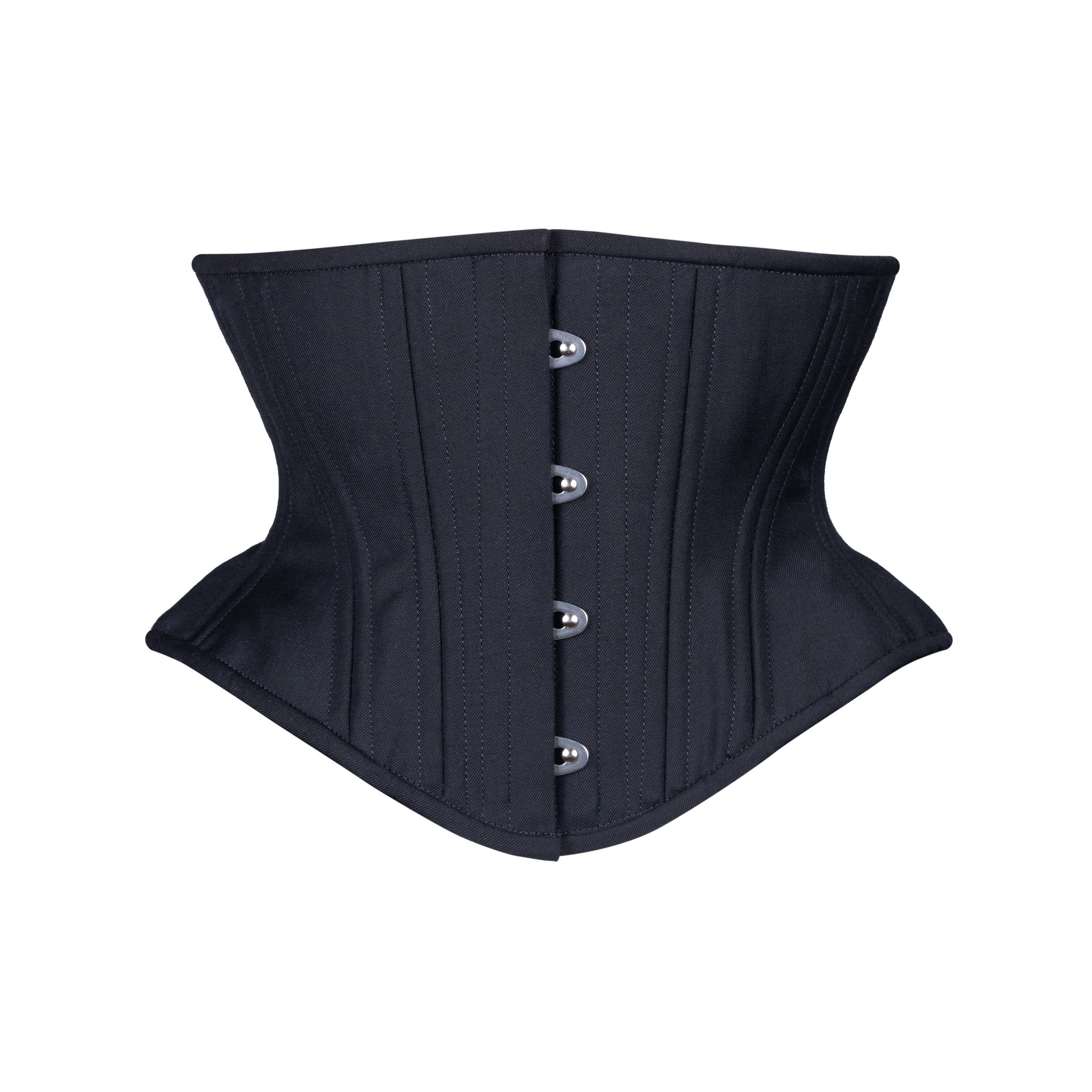 Black Cashmere Overbust Corset, Slim Silhouette, Regular – Timeless Trends